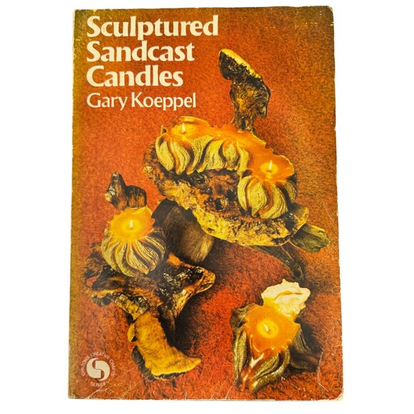 Sculptured Sandcast Candles by Gary Koeppel First Edition 1972 - Picture 1 of 2